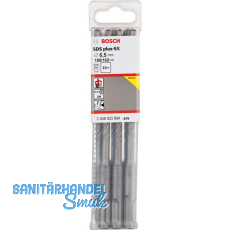 BOSCH HM-Hammerbohrer SDS-Plus-p5X L�nge 210 mm Bohrer � 6,5 mm - 10 St�ck