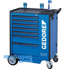 GEDORE Werkzeugwagen 2004 775 x 435 x 985 mm 6 Schubladen