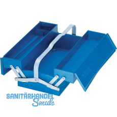 GEDORE Werkzeugkasten blau 1263 L mit 3 F�cher 158 x 420 x 225 mm