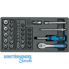 GEDORE Steckschl�ssel-Sortiment 1/4" 1500 ES-20 in 1/3 ES-Modul 37-teilig