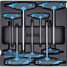 GEDORE Winkelschraubendreher-Satz 1500 ES-DT 2142 in 2/3 ES-Modul 9-teilig GEDORE Winkelschraubendreher-Satz 1500 ES-DT 2142 in 2/3 ES-Modul 9-teilig