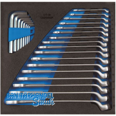 GEDORE Ring-Maulschlüssel-Satz 1500 CT2-1 B in 2/3 CT-Modul 25-teilig GEDORE Ring-Maulschlüssel-Satz 1500 CT2-1 B in 2/3 CT-Modul 25-teilig