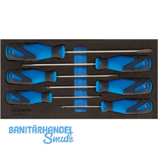 GEDORE Schraubendreher-Satz 1500 CT1-2150 PZ in 1/3 CT-Modul 6-tlg