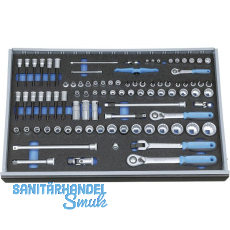 GEDORE Steckschl�ssel-Satz 1/4", 3/8", 1/2" 2005 CT4-U-20 in 4/4 CT-Modul 89-tlg