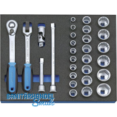 GEDORE Steckschl�ssel-Satz 1/2" 2005 CT2-D 19 in 2/4 CT-Modul 29-teilig