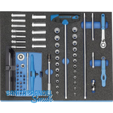 GEDORE Steckschl�ssel-Satz 1/4" 2005 CT2-D 20 in 2/4 CT-Modul 67-teilig