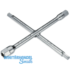 GEDORE Sanitär-Kreuzschlüssel 3785 mit 14 Funktionen 220 x 220 mm GEDORE Sanitär-Kreuzschlüssel 3785 mit 14 Funktionen 220 x 220 mm