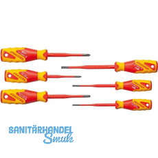 GEDORE VDE-Schraubendreher-Satz SlimDrive 2162-2172 PM-06 Schlitz/PH/SL 6-teilig