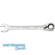 GEDORE Maulschl�ssel 7UR 13� abgewinkelt mit Ringratsche umschaltbar 8 mm