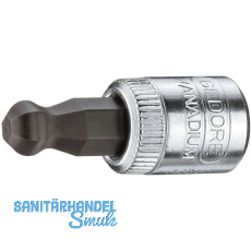 GEDORE Schraubendreher-Einsatz IN20K DIN3120 1/4"vierkant 5.0 mm sechskant