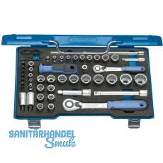 GEDORE Steckschl�ssel-Satz D30TX20U-20 1/4"u 3/8"vkt. mit Umschaltknarre 50-tlg