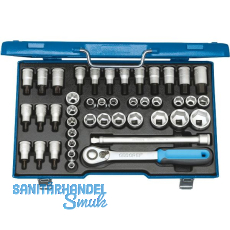 GEDORE Steckschlüssel-Satz ITX19 INU-20 1/2"vierkant m. Umschaltknarre 42-teilig GEDORE Steckschlüssel-Satz ITX19 INU-20 1/2"vierkant m. Umschaltknarre 42-teilig