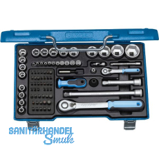 GEDORE Steckschl�ssel-Satz 19V20U-20 1/4"+1/2"vierkant mit Umschaltknarre 81-tlg