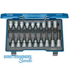 GEDORE Schraubendreher-Einsatz-Satz ITX19LKP 1/2" vierkant Torx® 18-teilig GEDORE Schraubendreher-Einsatz-Satz ITX19LKP 1/2" vierkant Torx® 18-teilig