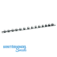 GEDORE Federklemmleiste für 14 Steckschlüsseleinsätze 1/2" Länge 405 mm GEDORE Federklemmleiste für 14 Steckschlüsseleinsätze 1/2" Länge 405 mm