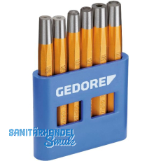 GEDORE Nietzieher - Kopfsetzer-Satz 125 B nach DIN 7255 6-teilig GEDORE Nietzieher - Kopfsetzer-Satz 125 B nach DIN 7255 6-teilig