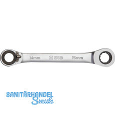 WGB Doppel-Ringratschenschl�ssel gekr�pft SW 10 x 11 mm