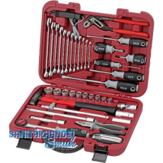 WGB PKW Universalwerkzeugkoffer 47-teilig in Kunststoffkoffer