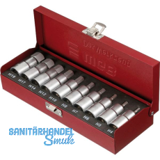 WGB Steckschl�ssel-Satz DIN3120C No. 3950 1/2" vierkant f. Innensechskant 10-tlg