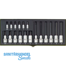 PROXXON Steckschl�ssel-Satz 1/4" und 1/2" Hex 18-teilig