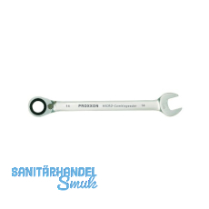 PROXXON Maulschl�ssel MicroSpeeder mit Ringratsche 15Grad abgewinkelt 22 mm