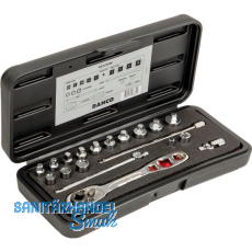BAHCO Steckschlüssel-Satz R6725MK 1/4"vierkant mit Umschaltknarre 19-teilig BAHCO Steckschlüssel-Satz R6725MK 1/4"vierkant mit Umschaltknarre 19-teilig