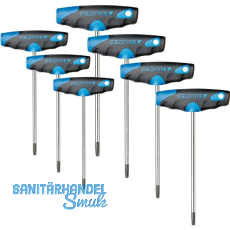 GEDORE Schraubendreher-Satz mit T-Griff TO2142 Torx® 7-teilig GEDORE Schraubendreher-Satz mit T-Griff TO2142 Torx® 7-teilig