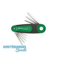 HAFU Torx� Stiftschl�ssel-Satz im Klapphalter Serie 572 8-teilig