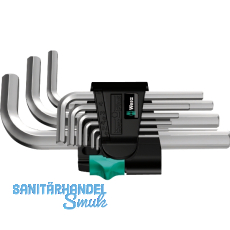 WERA Sechskant Stiftschl�ssel-Satz 950/9 Hex-Plus 5 1.5-10 mm 9-teilig