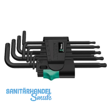 WERA Torx�-Stiftschl�ssel-Satz 967/9 TX1 mit Kugelkopf TX 8-40 9-teilig