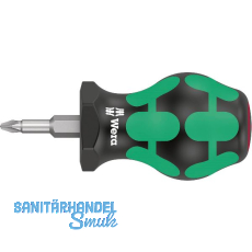 WERA Vergaser-Schraubendreher Stubby 350 PH 02/25 mm Phillips WERA Vergaser-Schraubendreher Stubby 350 PH 02/25 mm Phillips