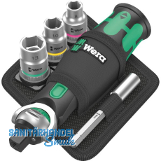 WERA Zyklop Pocket Set 2 Steckschlüssel-Satz 3/8" 8009 18-teilig WERA Zyklop Pocket Set 2 Steckschlüssel-Satz 3/8" 8009 18-teilig