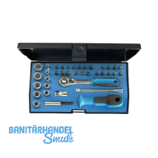 GEDORE Steckschl�ssel-Satz D20KMU 1/4"vierkant mit Umschaltknarre 37-teilig