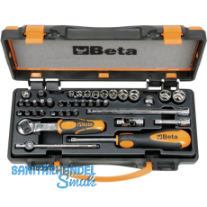 BETA Steckschl�ssel-Satz 900/C11 1/4"vierkant mit Umschaltknarre 36-teilig