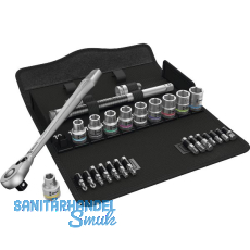 WERA Steckschl�ssel-Satz Zyklop Metall 1/2" mit Umschaltknarre 29-teilig