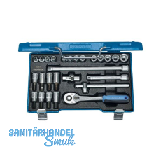 GEDORE Steckschl�ssel-Satz 30IMU-10 3/8"vierkant mit Umschaltknarre 26-teilig