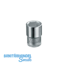 GEDORE Steckschl�ssel-Einsatz 19 DIN3124 1/2"vierkant 21.0 mm sechskant