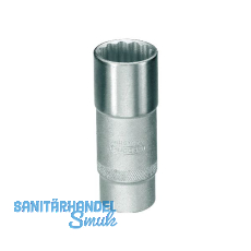 GEDORE Steckschl�ssel-Einsatz lang D19L DIN3124 1/2"vierkant 30.0 mm zw�lfkant