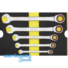 WGB Moflex Modul M Ringmaulschl�ssel mit Ratsche 6190 5-teilig