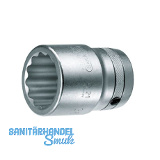 GEDORE Steckschl�ssel-Einsatz D21 DIN3124 1"vierkant 75.0 mm zw�lfkant