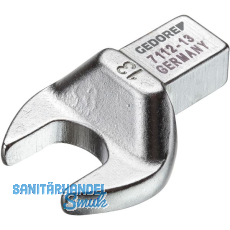 GEDORE Einsteckmaulschlüssel 7112-14 Aufnahme 9 x 12 vierkant 14 mm GEDORE Einsteckmaulschlüssel 7112-14 Aufnahme 9 x 12 vierkant 14 mm