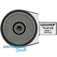 GEDORE Einsteckumschaltknarre 7412-02 1/2"vierkant Aufnahme 9 x 12 mm vierkant