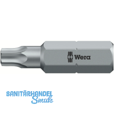 WERA Bit-Einsatz 867/1Z BO 1/4"sechskant TX 40/25 mm Torx� mit Bohrung