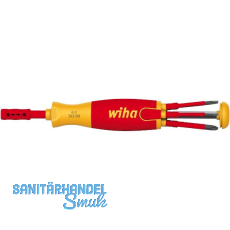 WIHA Bit-Magazinhalter VDE slim Schlitz/Phillips/Plus/Minus 6-teilig WIHA Bit-Magazinhalter VDE slim Schlitz/Phillips/Plus/Minus 6-teilig
