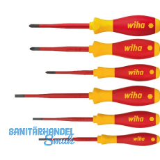 WIHA Schraubendreher Set SoftFinish VDE Phillips/Schlitz/PZ 6-tlg. WIHA Schraubendreher Set SoftFinish VDE Phillips/Schlitz/PZ 6-tlg.