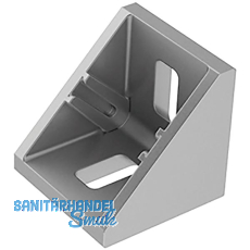 FATH Zinkwinkel 40 x 40 mm pulverbeschichtet alufarbig Nut 8 FATH Zinkwinkel 40 x 40 mm pulverbeschichtet alufarbig Nut 8