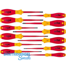 WIHA Schraubendreher Set SoftFinish VDE Schlitz/Phillips/PZ/Torx®12-tlg. WIHA Schraubendreher Set SoftFinish VDE Schlitz/Phillips/PZ/Torx®12-tlg.