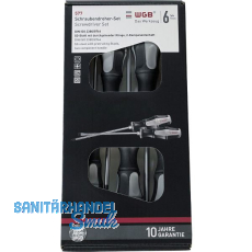 WGB Schraubendreher-Satz Schlitz/Phillips 6-teilig
