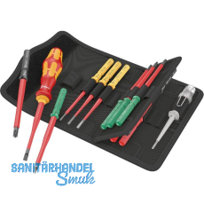 WERA VDE-Wechselklingen-Satz KK 16 extraslim 1 PH/PZ/PZS/Torx®/Schlitz 16-teilig WERA VDE-Wechselklingen-Satz KK 16 extraslim 1 PH/PZ/PZS/Torx®/Schlitz 16-teilig