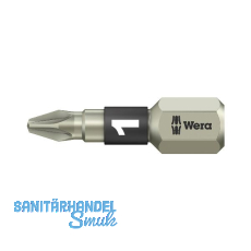 WERA Bit-Einsatz Edelstahl 3855/1TS 1/4"sechskant PZ 1/25 mm Pozidriv